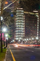 Image showing providence rhode island city streets at night