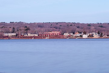 Image showing Greenwich Bay Harbor Seaport in east greenwich  Rhode Island