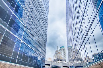 Image showing tulsa city skyline around downtown streets