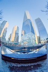 Image showing NEW YORK - Dec 26: scenery near World Trade Center in New York C