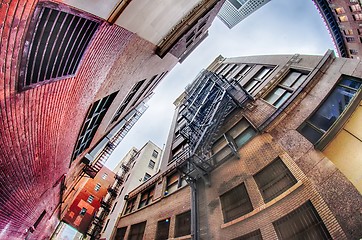 Image showing tulsa city skyline around downtown streets