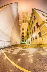 Image showing tulsa city skyline around downtown streets