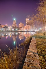 Image showing providence Rhode Island from the far side of the waterfront