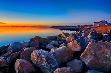 Image showing Greenwich Bay Harbor Seaport in east greenwich  Rhode Island