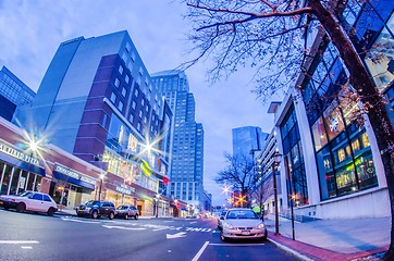 Image showing white plains ny city stree scenes and skyline