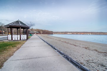 Image showing Greenwich Bay Harbor Seaport in east greenwich  Rhode Island