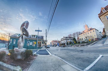 Image showing town of east greenwich street scenes