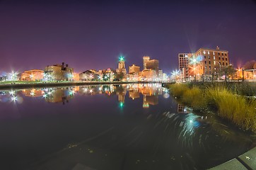 Image showing providence Rhode Island from the far side of the waterfront