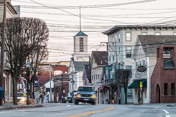 Image showing town of east greenwich street scenes