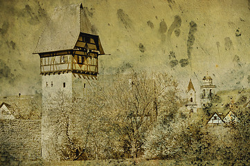 Image showing Dinkelsbuehl, medieval Bavarian city