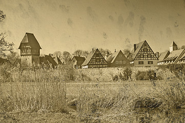 Image showing Dinkelsbuehl, medieval Bavarian city
