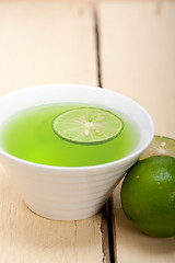 Image showing green lime lemonade 