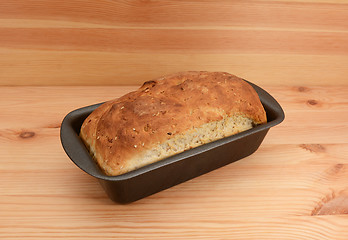 Image showing Loaf of bread fresh from the oven