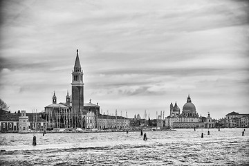 Image showing Church of San Giorgio Maggiore b&w