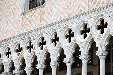 Image showing Architectural detail of Palazo Ducale 