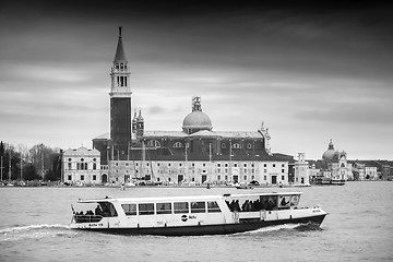 Image showing View of San Giorgio Maggiore b&w