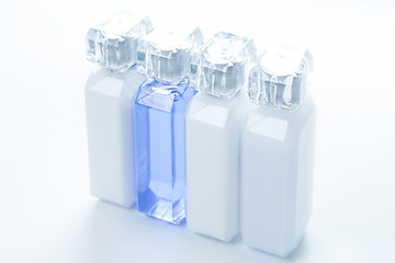 Image showing White cosmetic tubes