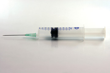 Image showing syringe with needle