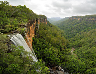 Image showing Fitzroy Falls Yarrunga Valley Southern Highlands Australia