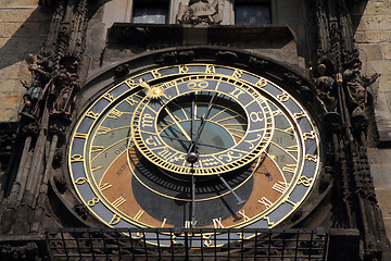 Image showing prague clock tower