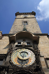 Image showing prague clock tower