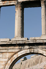 Image showing Hadrian's Arch detail