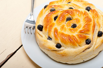 Image showing blueberry bread cake dessert 