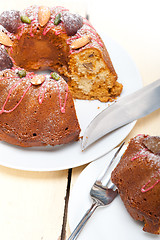 Image showing chestnut cake bread dessert