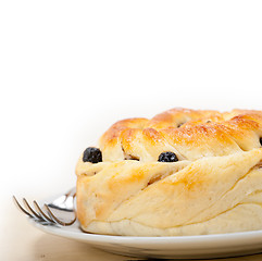 Image showing blueberry bread cake dessert 