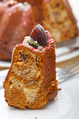 Image showing chestnut cake bread dessert