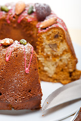 Image showing chestnut cake bread dessert