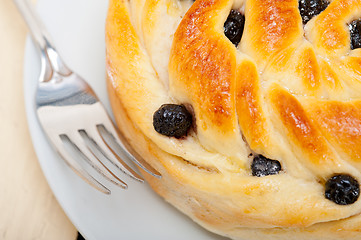 Image showing blueberry bread cake dessert 