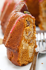 Image showing chestnut cake bread dessert