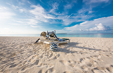 Image showing Maldives beach