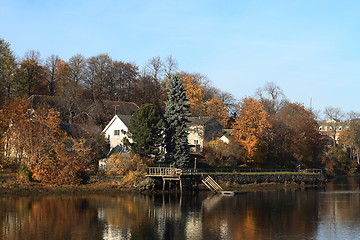 Image showing House by the river