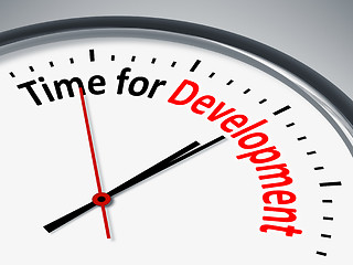 Image showing Time for Development