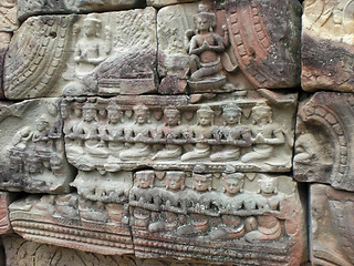 Image showing Khmer temple detail