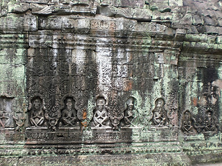 Image showing Khmer temple detail