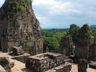 Image showing Khmer temple detail