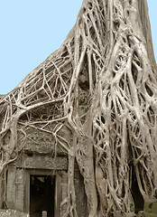 Image showing Khmer temple detail