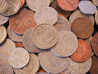 Image showing UK Pound coin