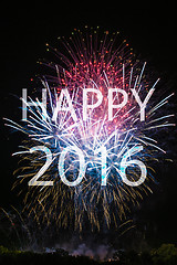 Image showing Happy New Year 2016 