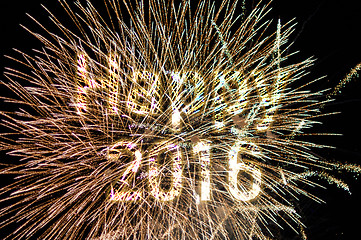 Image showing Happy New Year 2016 