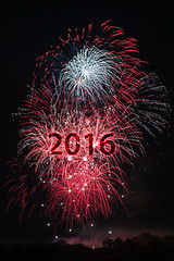 Image showing Happy New Year 2016 