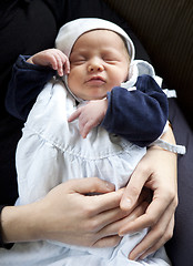 Image showing infant on arm
