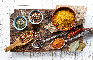 Image showing various spices