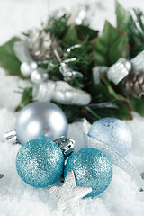 Image showing Christmas balls