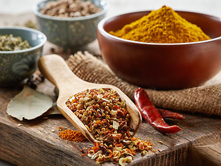 Image showing various spices