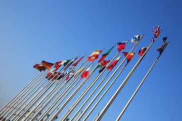 Image showing Flags of European states