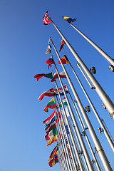 Image showing Flags of European states